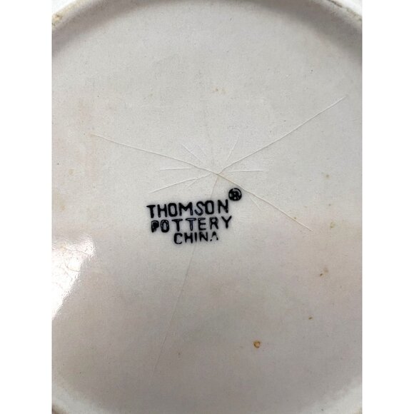 3 Tomson Pottery Birdhouse Salad Plates, Discontinued, Some Crazing - Picture 7 of 7